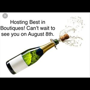 Hosting Best in Boutiques on August 8th!!!